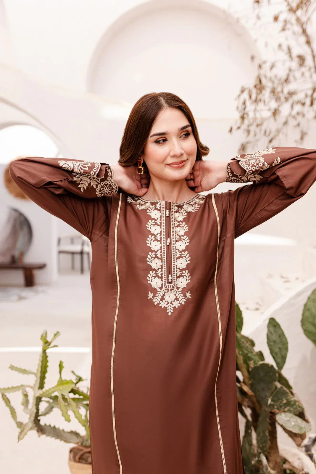 Aafshan Embroidered Dress